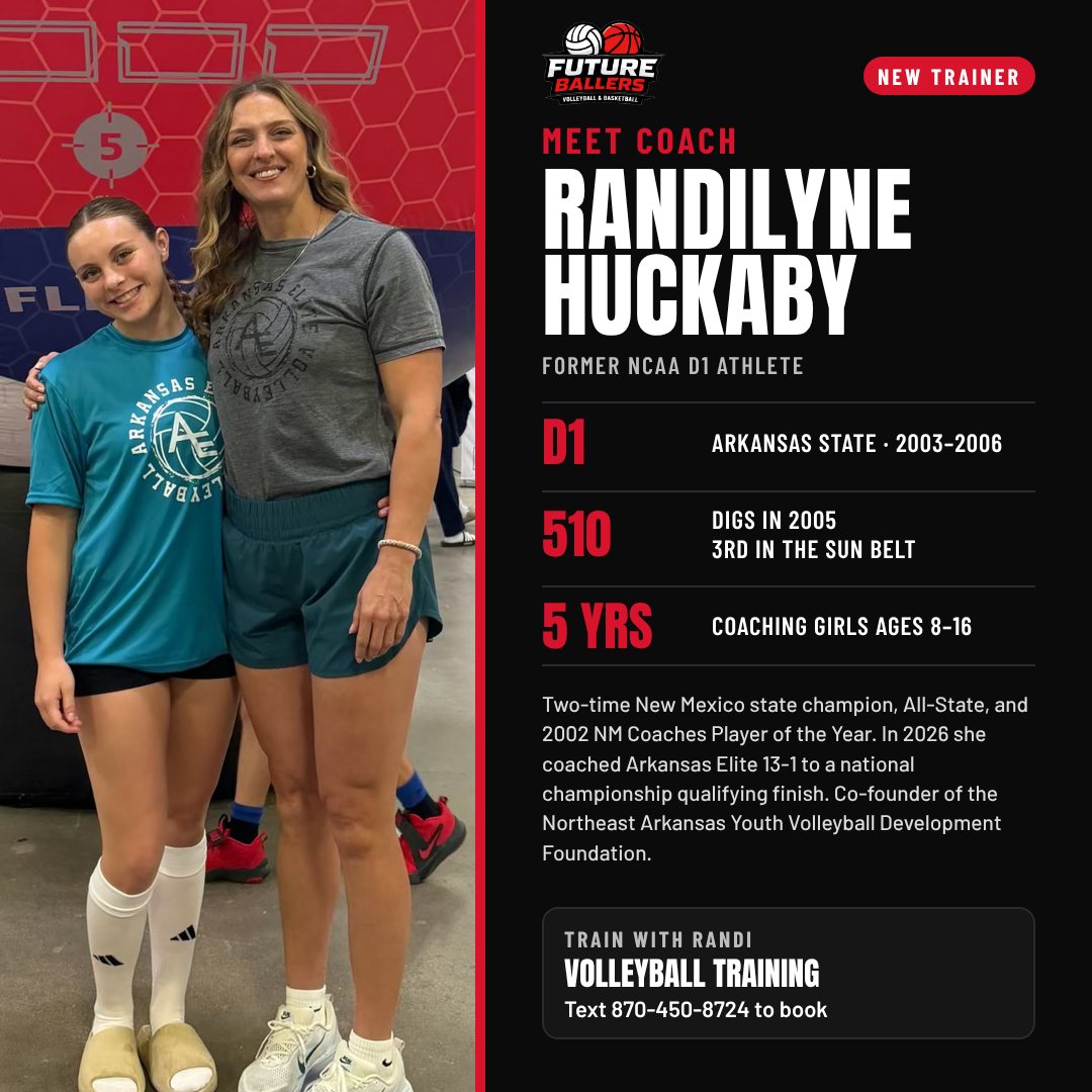 Meet Coach Randilyne Huckaby: former NCAA Division I volleyball player at Arkansas State